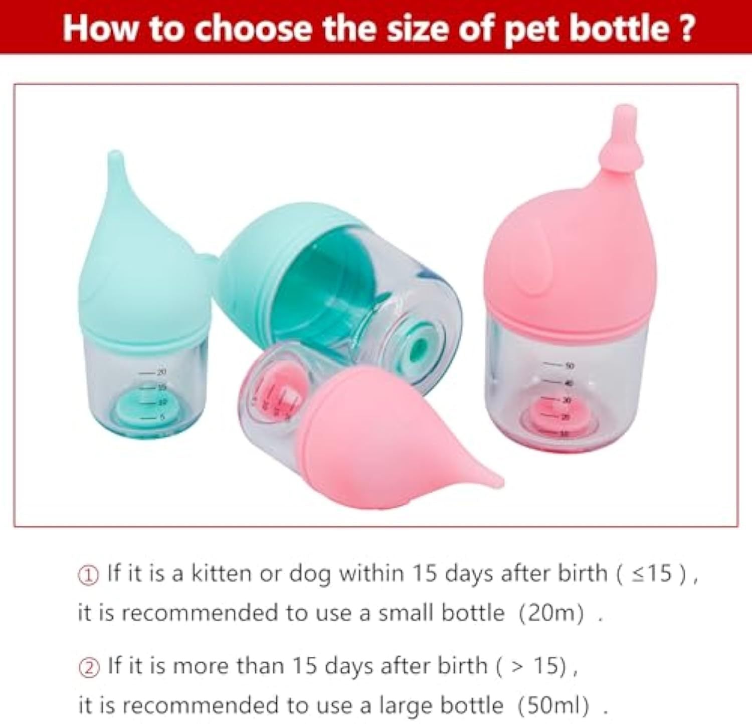 Puppy and Kitten Nursing Feeding Bottle