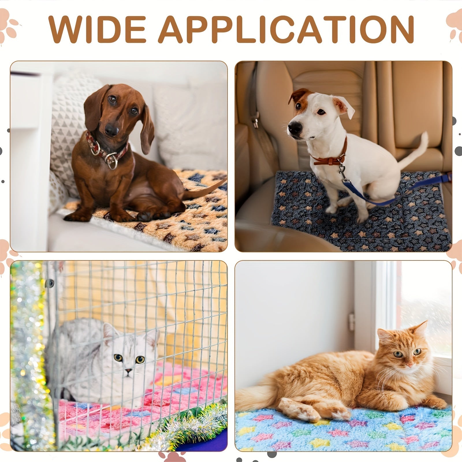 Soft Washable Pet Crate Mat