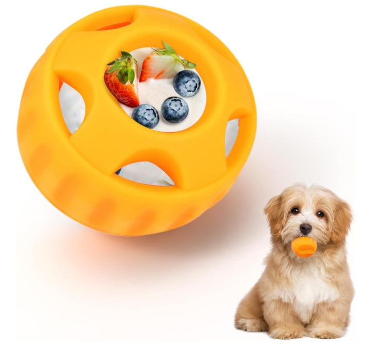 Refillable Dog Chew Toy & Treat Tray