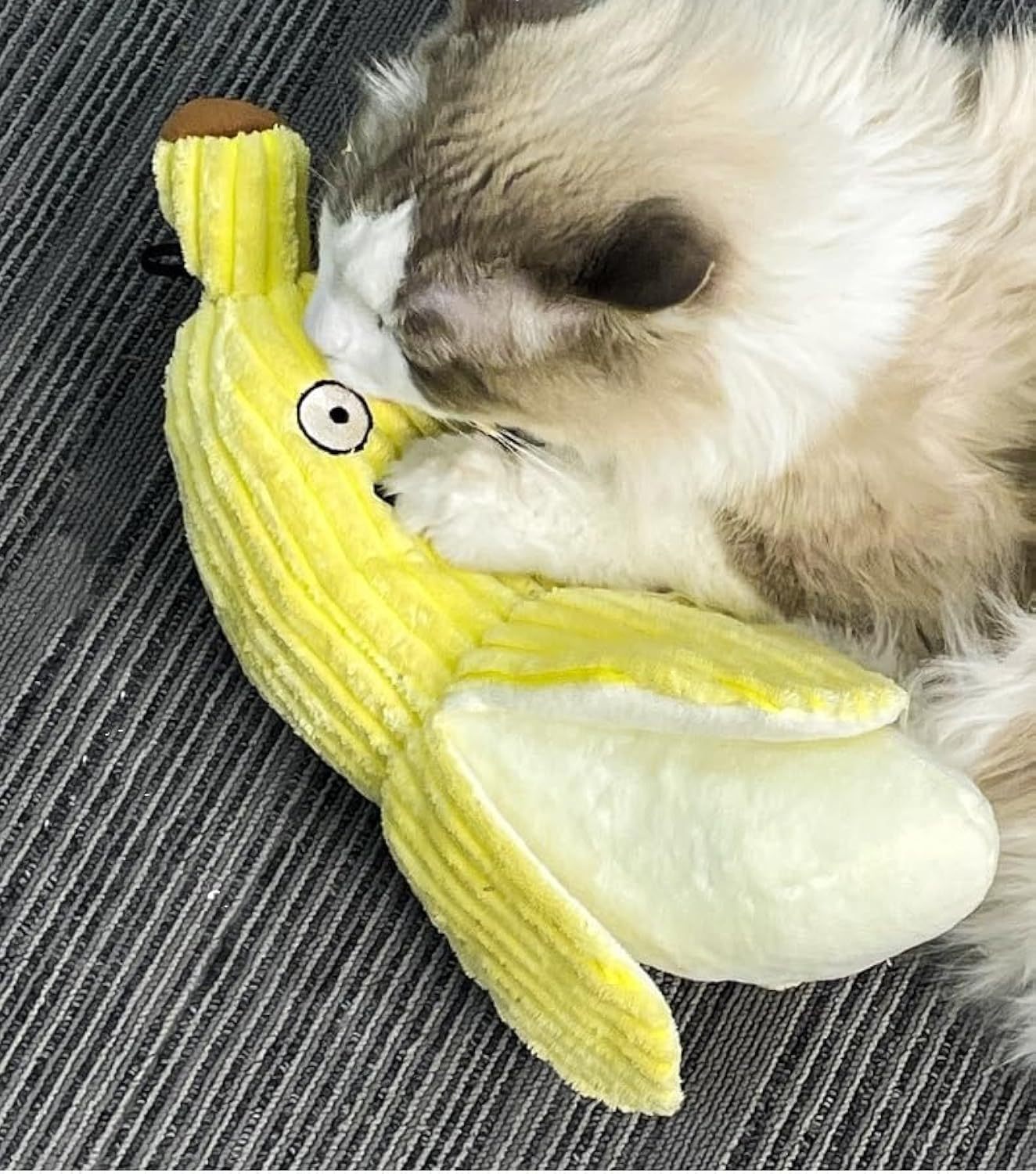 Banana Catnip Crinkle Toy