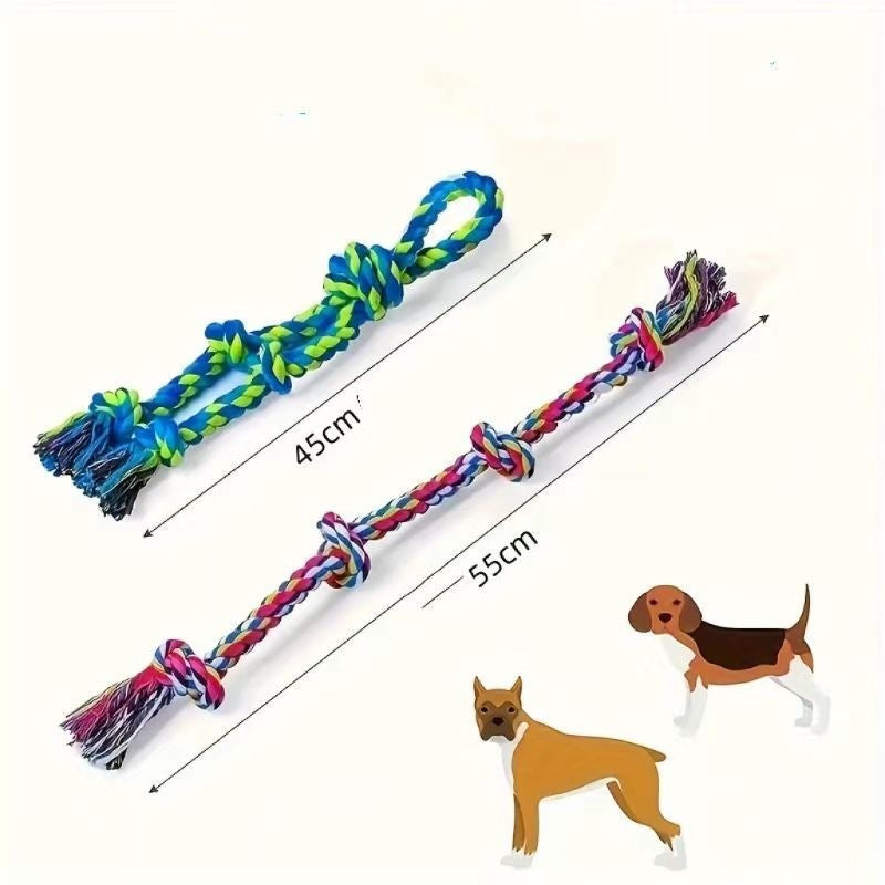 Medium Large Dog Molar Teeth Cleaning Rope Toy