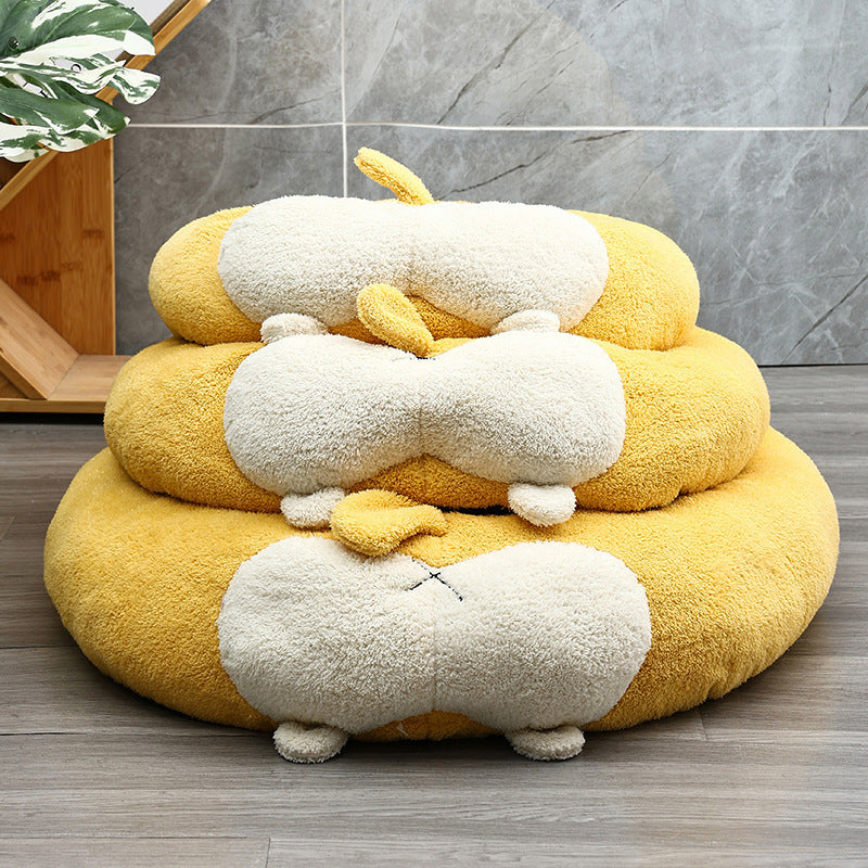 Corgi Shaped Soft Pet Bed