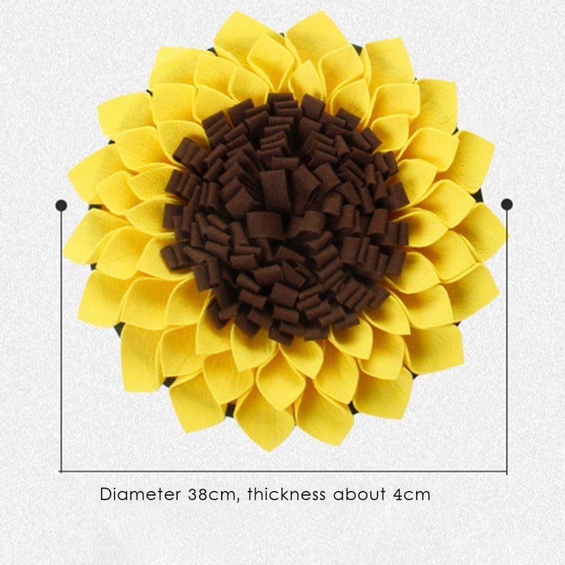 Non-Slip Sunflower Snuffle Mat