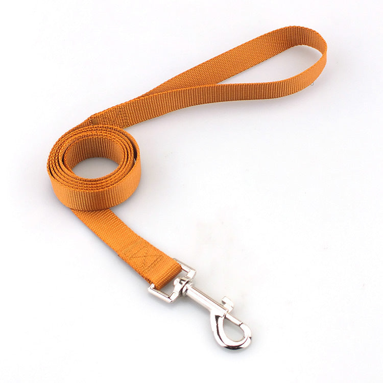 Solid Color Nylon Dog Leash