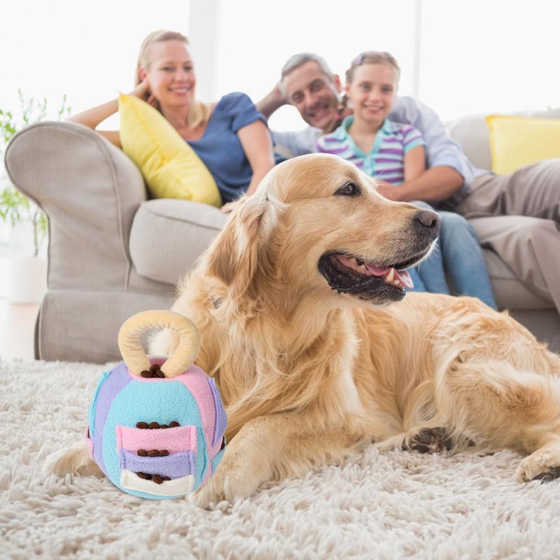 Dog Squeaky Plush Ball Toy