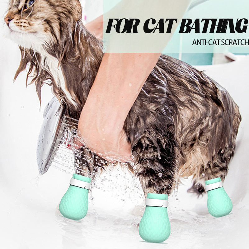 Silicone Cat Anti-Scratch Foot Covers