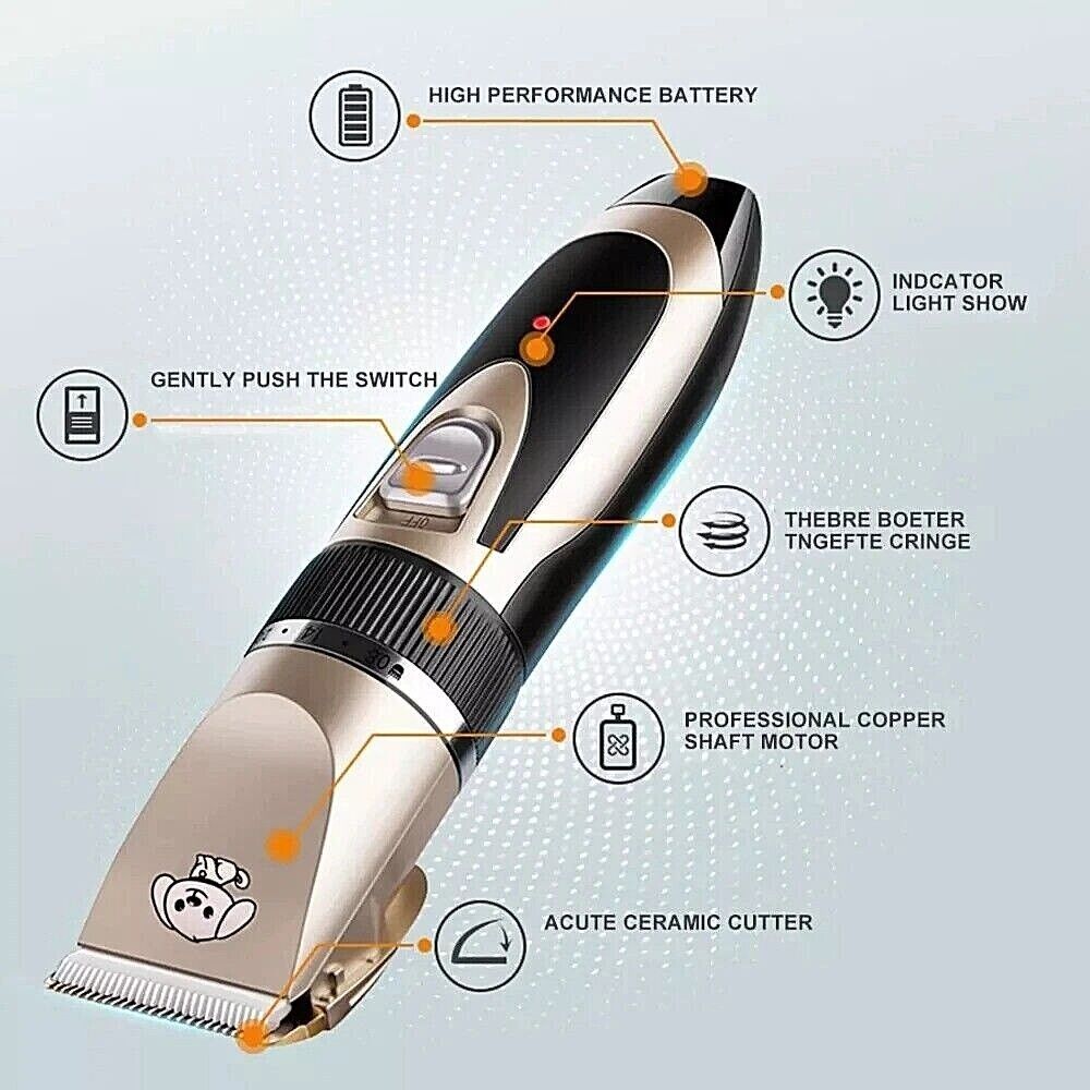 Professional Rechargeable Pet Hair Trimmer