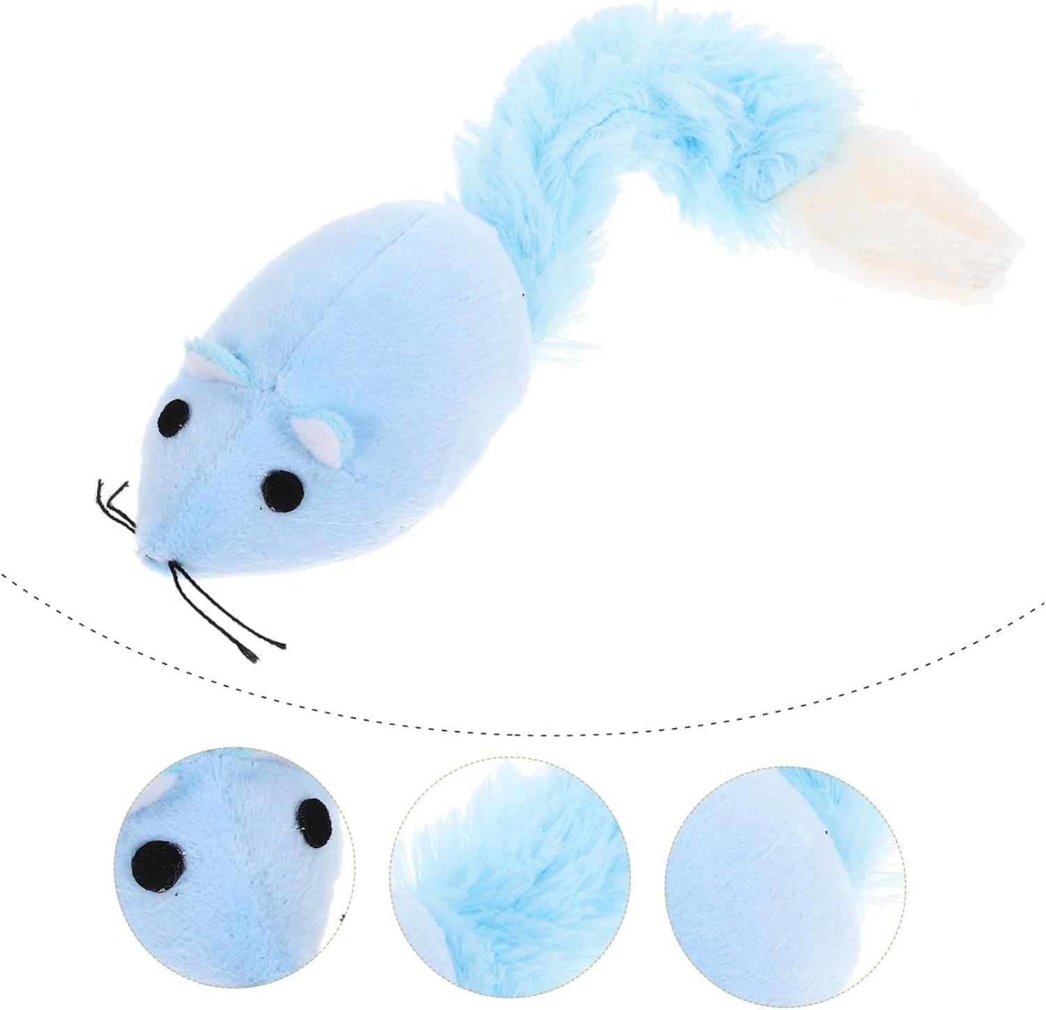 Stuffed Mouse Cat Toy for Interactive Play