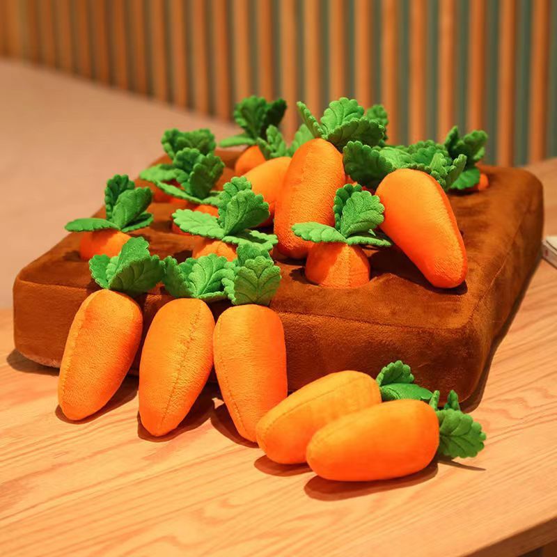 Carrot Plush Toy for Pets