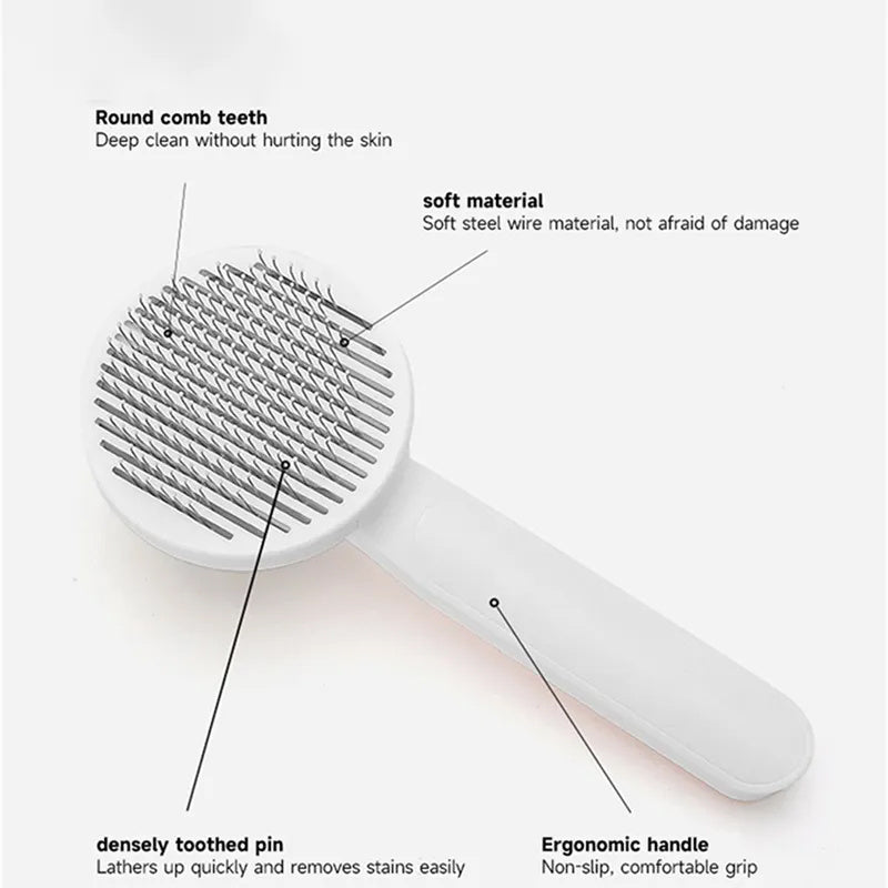 Pet Self Cleaning Cat Brushes