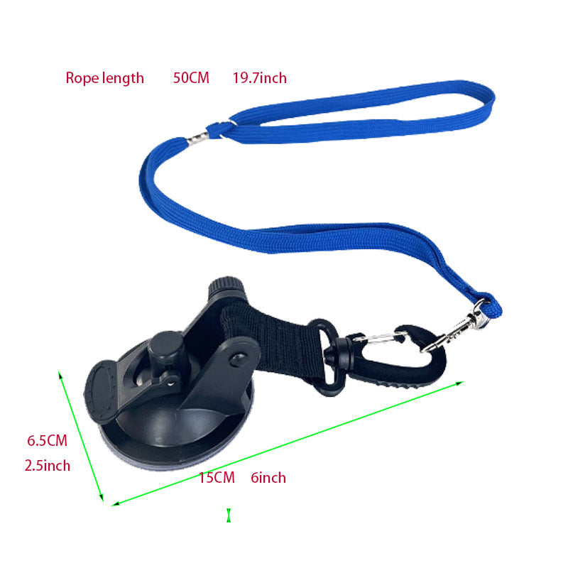 Pet Bathing Suction Cup Restraint - Anti-Grab Traction Rope