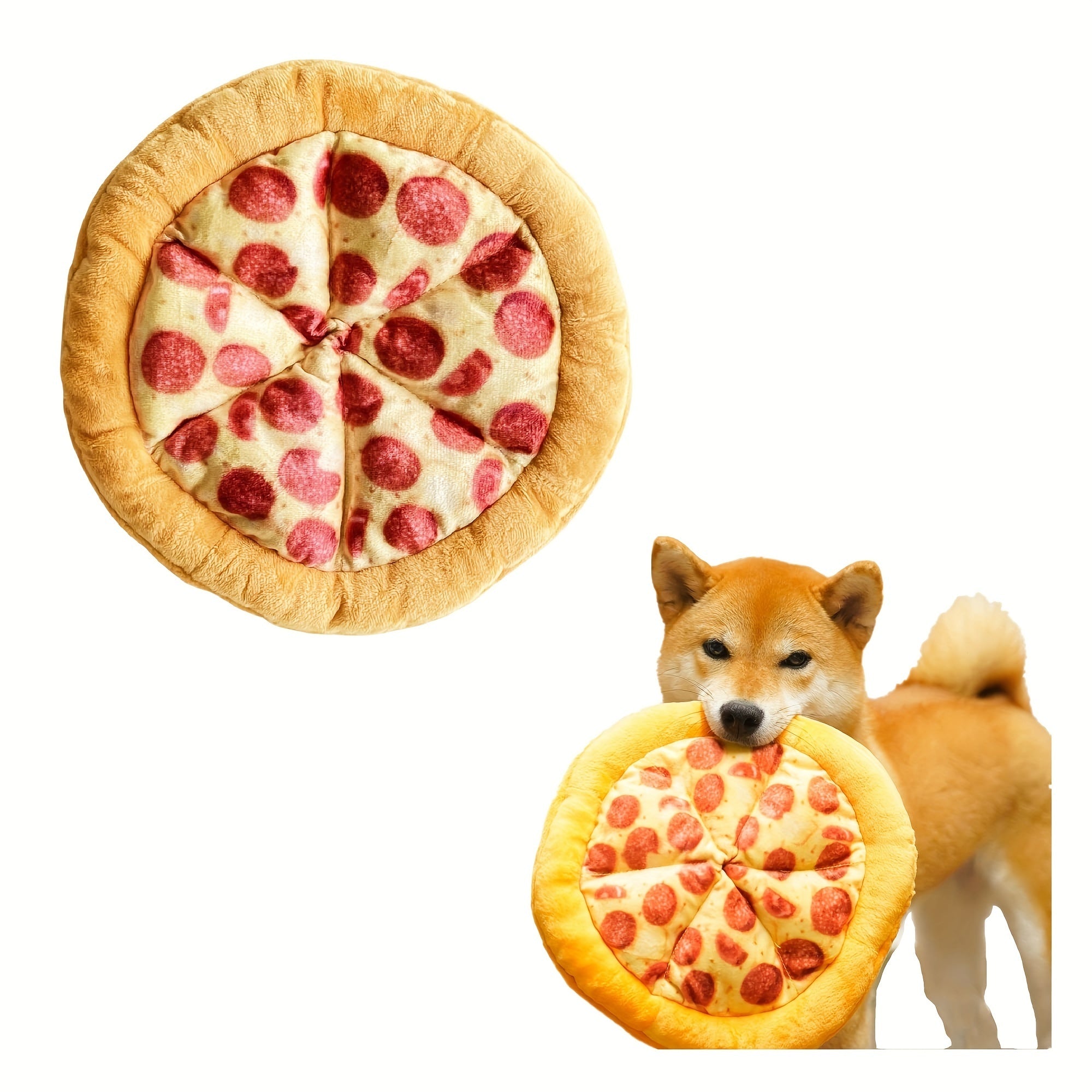 Pet Teddy Toy Pizza