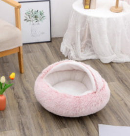 2-in-1 Plush Pet Bed