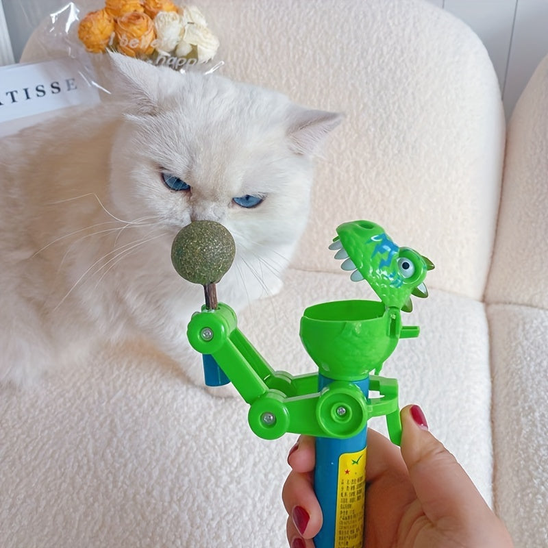 Dinosaur Catnip Lollipop Stick