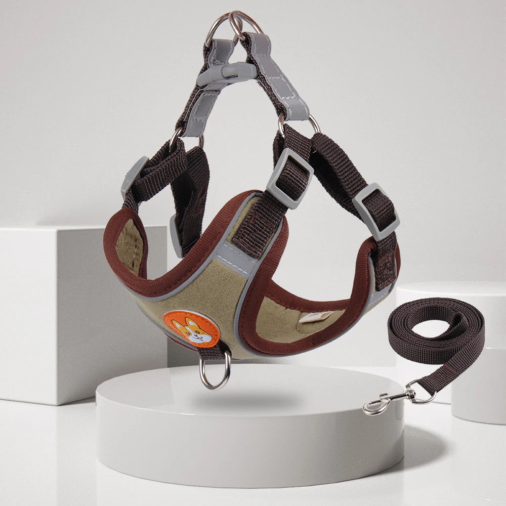 Reflective No-Pull Dog Harness and Leash Set