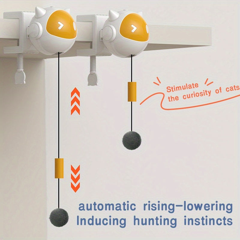 Automatic Moving Interactive Cat Toy with Clips