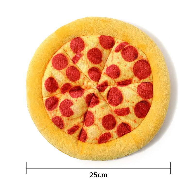 Pet Teddy Toy Pizza