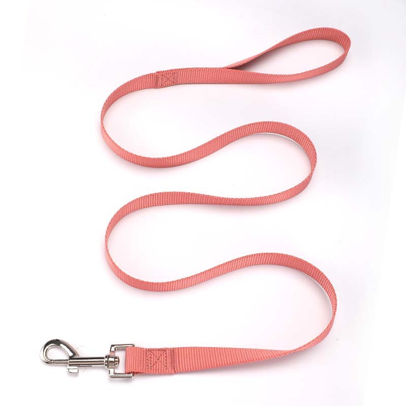 Solid Color Nylon Dog Leash