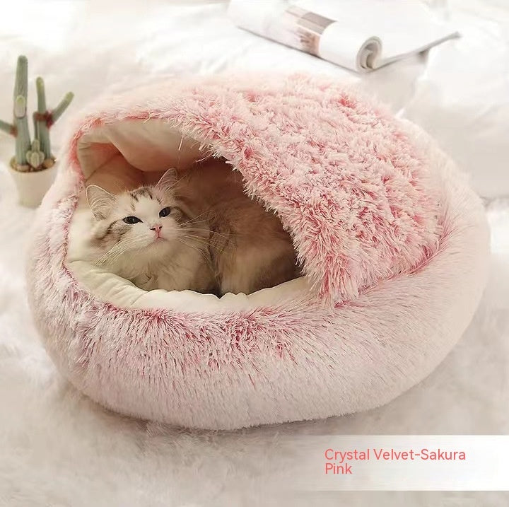 2-in-1 Plush Pet Bed