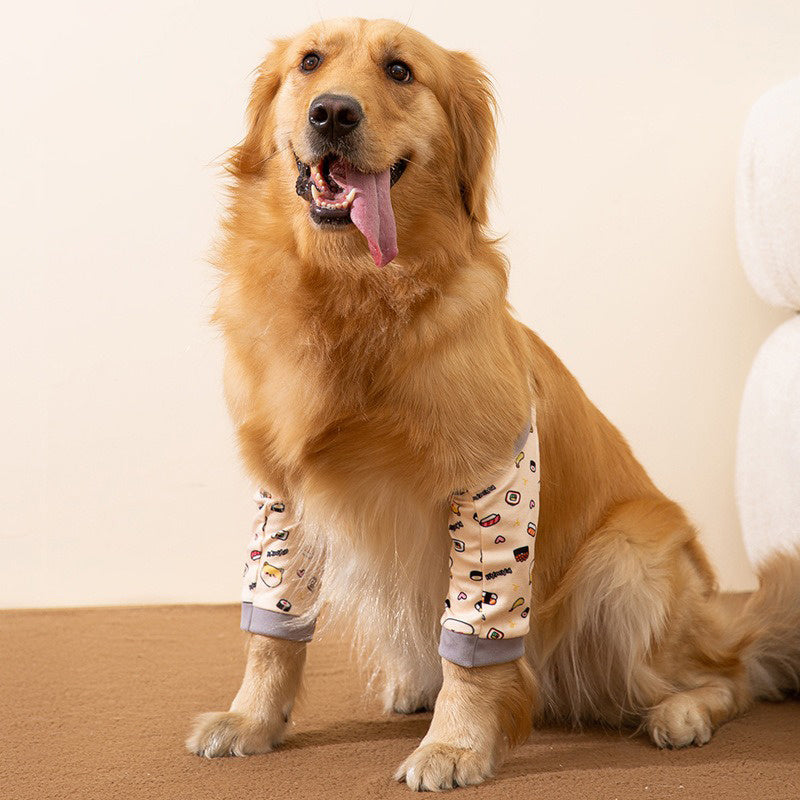 Dog Knee Brace & Elbow Support Wrap with Scarf