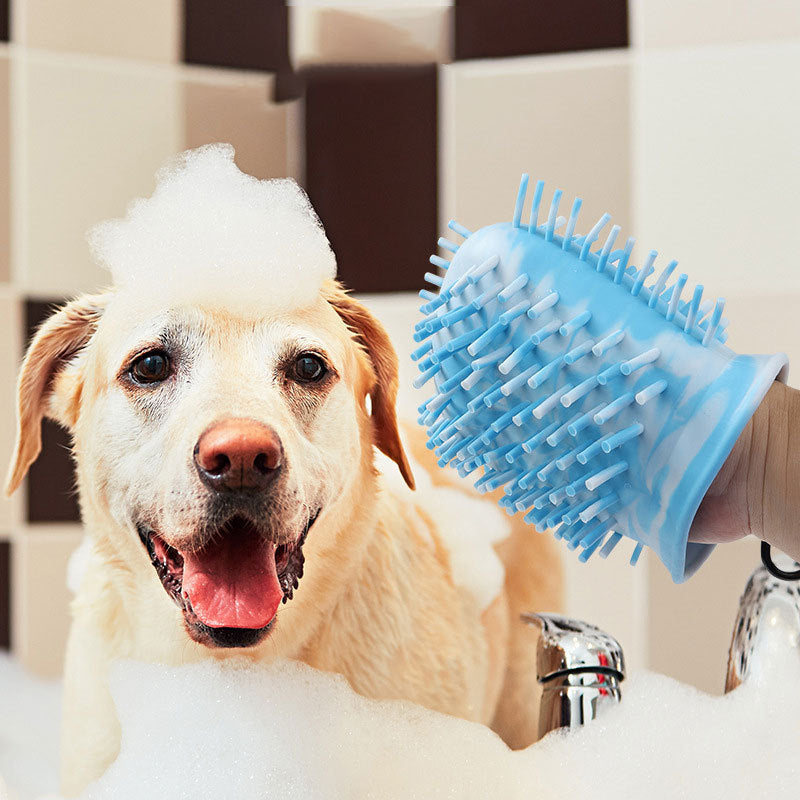 2-In-1 Dog Paw Cleaner & Brush