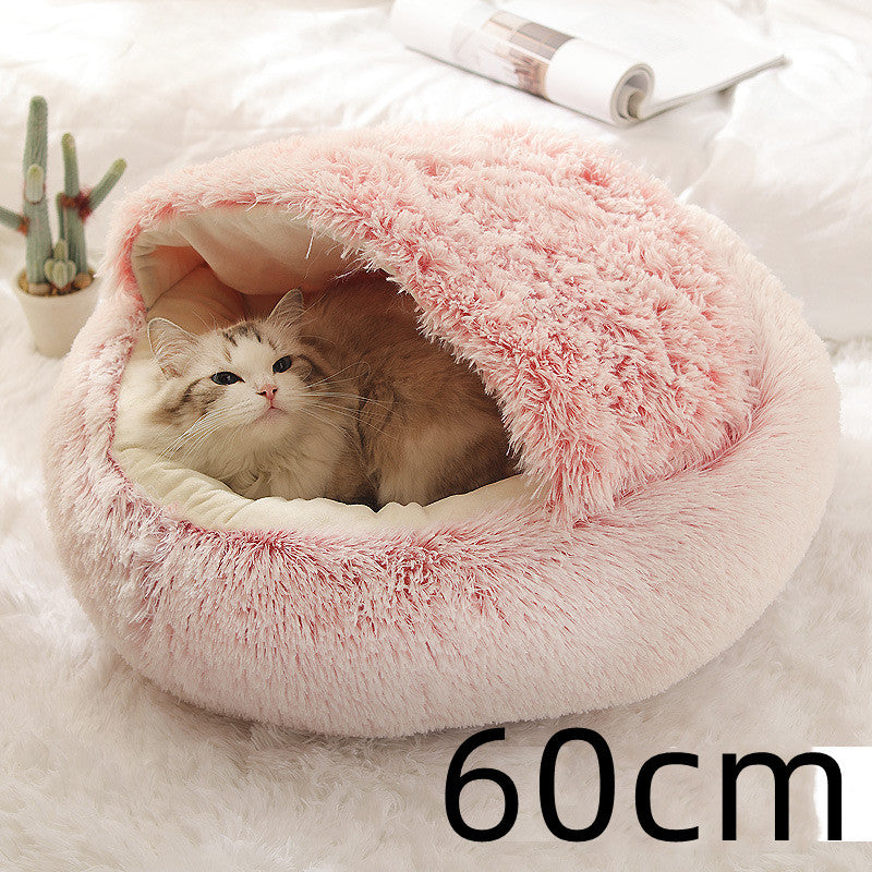 2-in-1 Plush Pet Bed