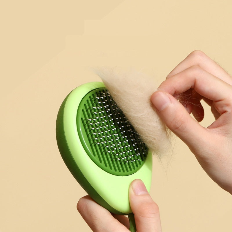 Self-Cleaning Pet Grooming Comb