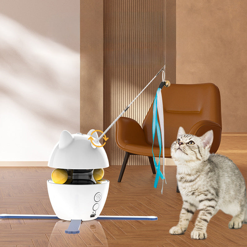 Electronic Self-Hi Elastic Rope for Indoor Cats