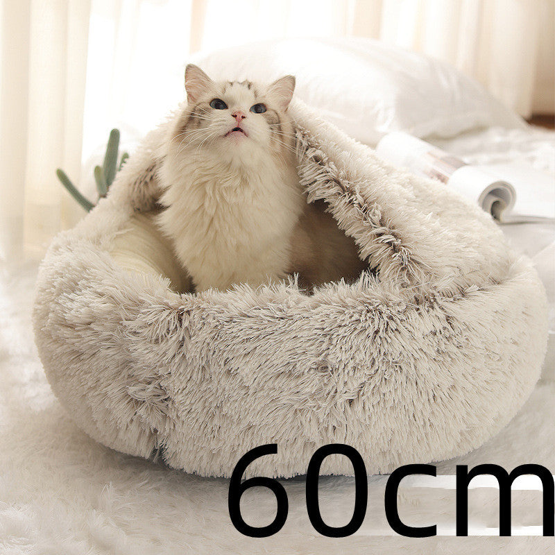 2-in-1 Plush Pet Bed