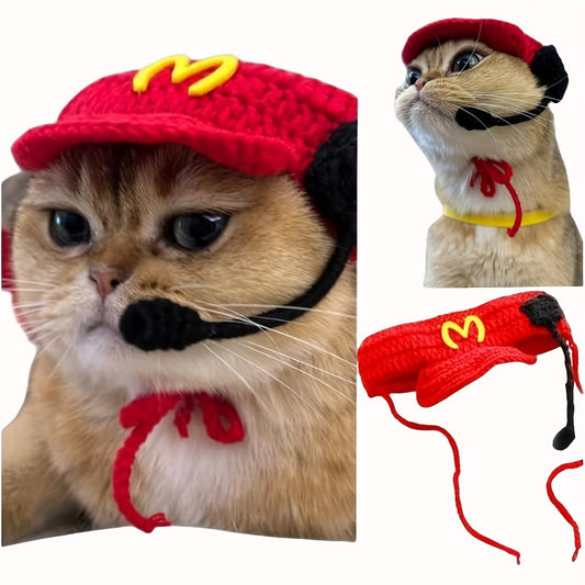 Handmade Cat Chef Hat