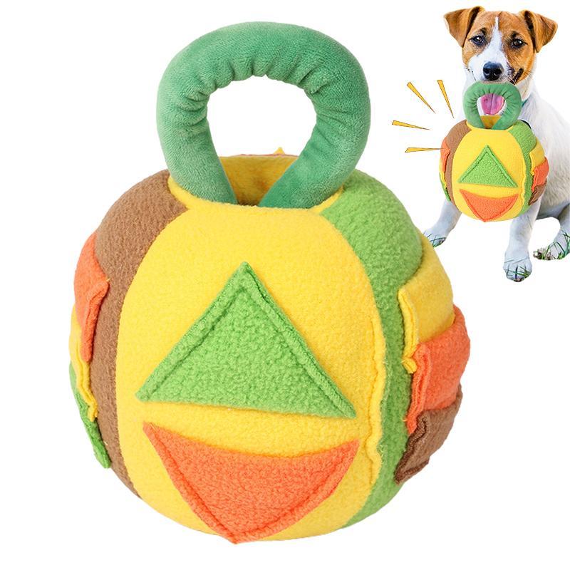 Dog Squeaky Plush Ball Toy