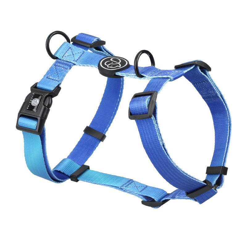 Gradient Color Pet Chest Straps