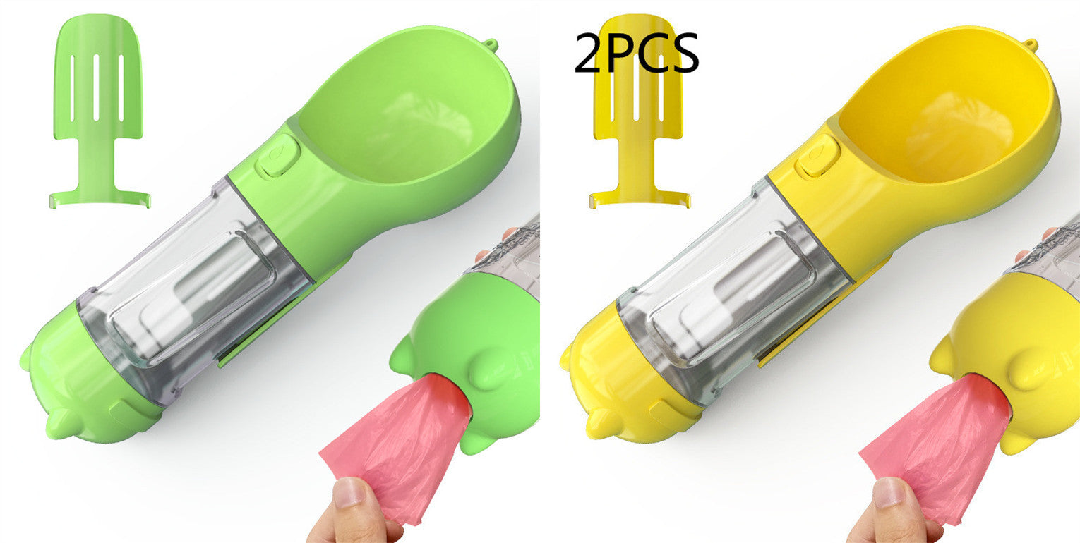 3-in-1 Portable Pet Water Bottle Feeder