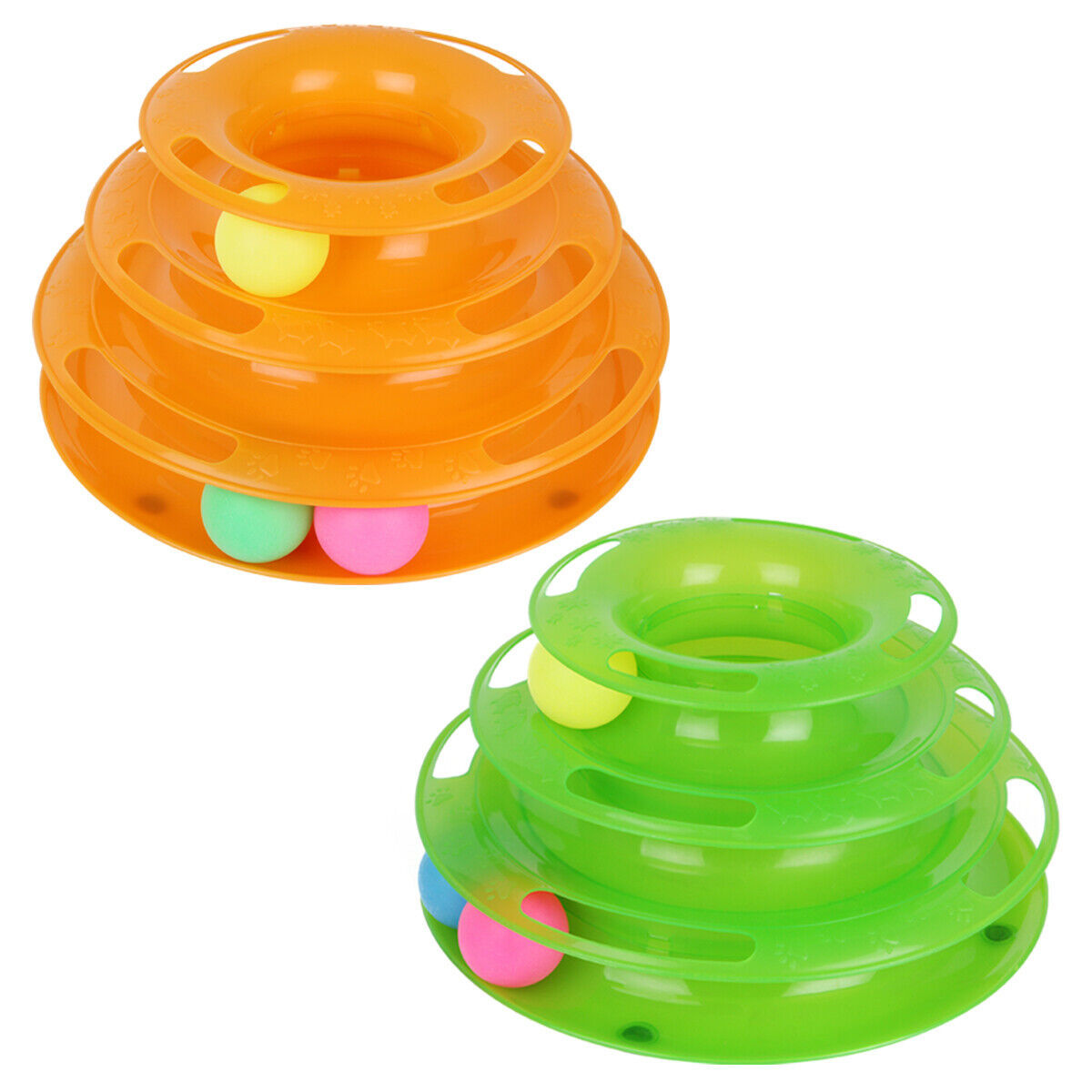 Pet Cat Crazy Ball Disk Interactive Toy