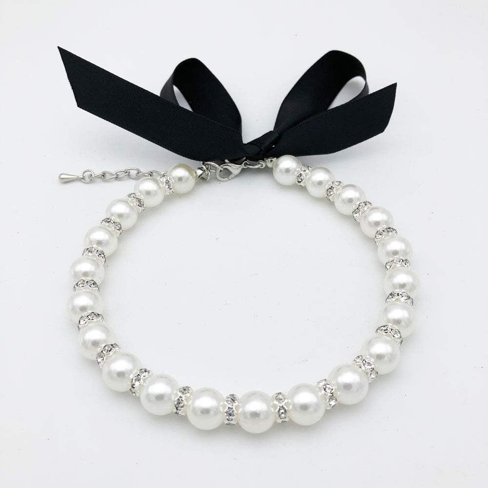 Diamond Dog Pearls Necklace