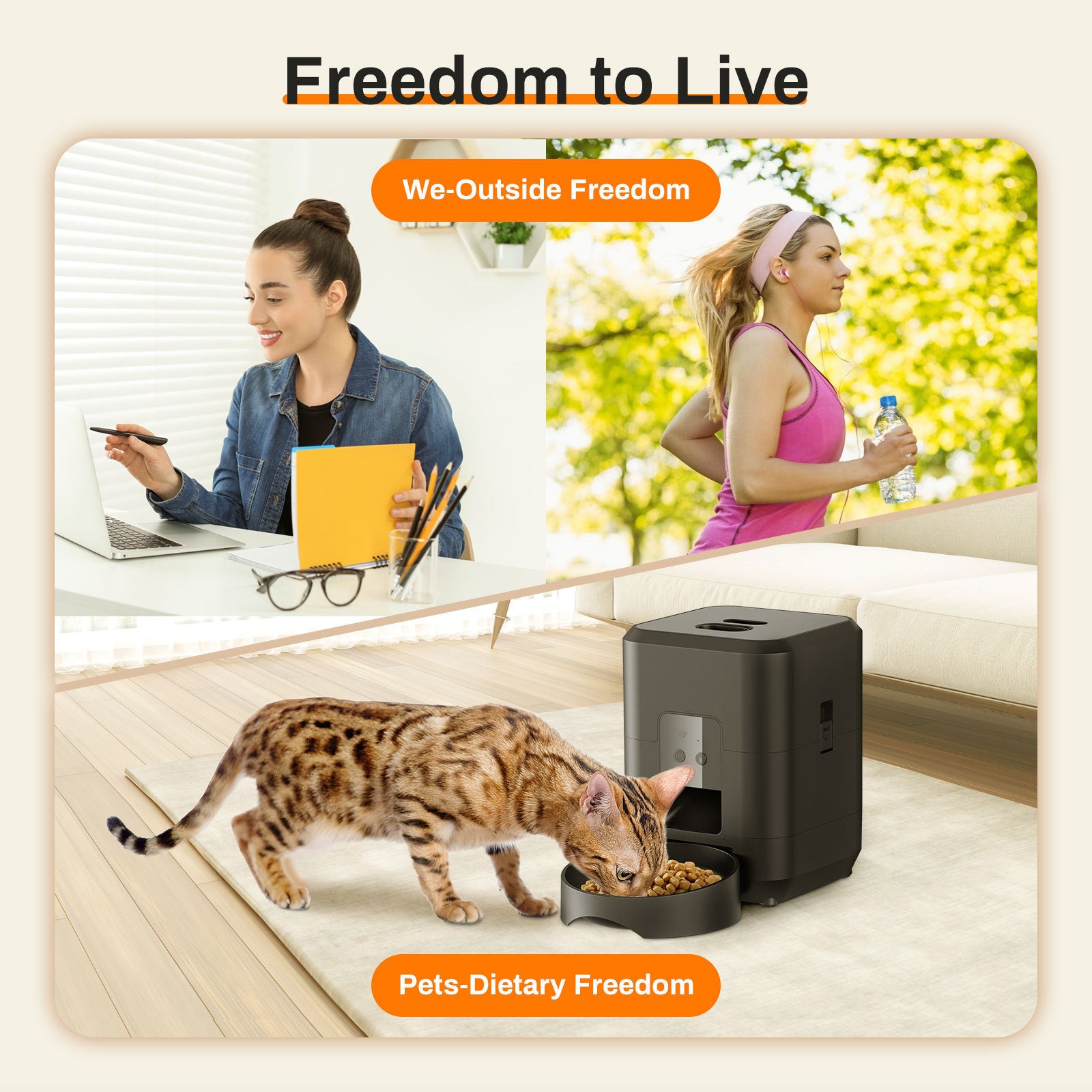 Smart Remote Automatic Pet Feeder