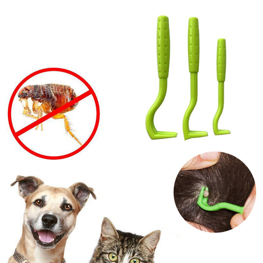 3pcs Dog Tick Clip & Flea Removal Tool Kit