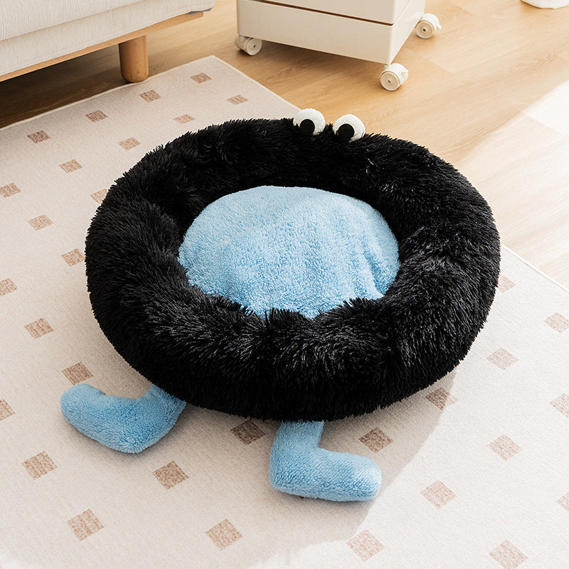 Elf Briquettes Plush Pet Bed