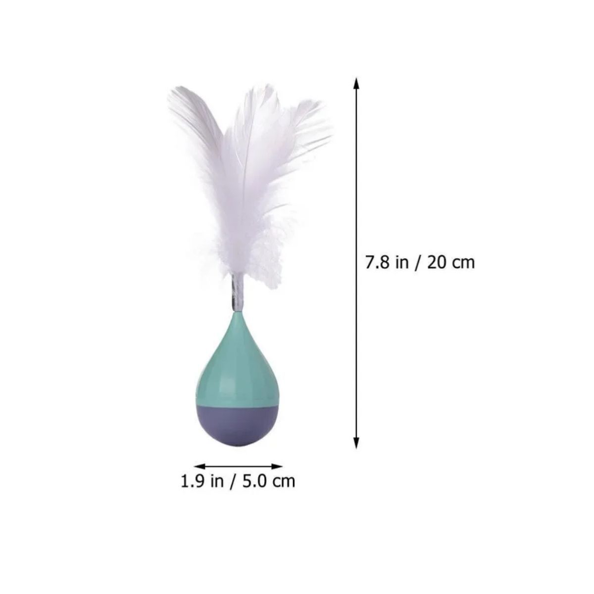 Feather Tumbler Cat Toy