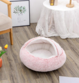 2-in-1 Plush Pet Bed