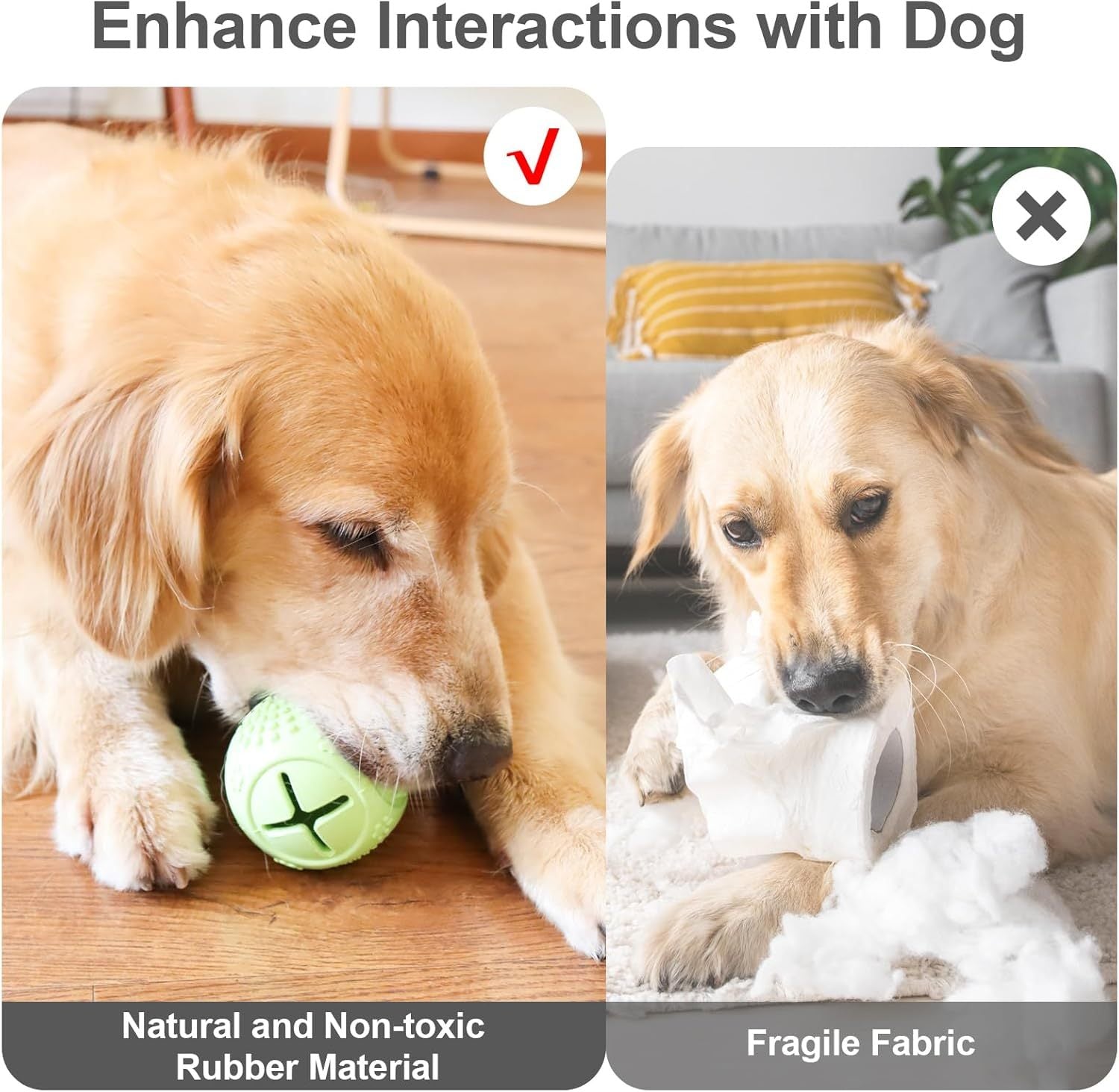 Durable Bone-Shaped Chew Toy for Aggressive Chewers