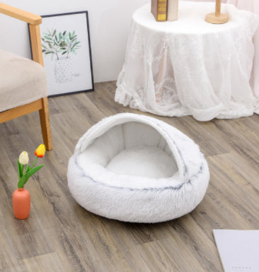 2-in-1 Plush Pet Bed