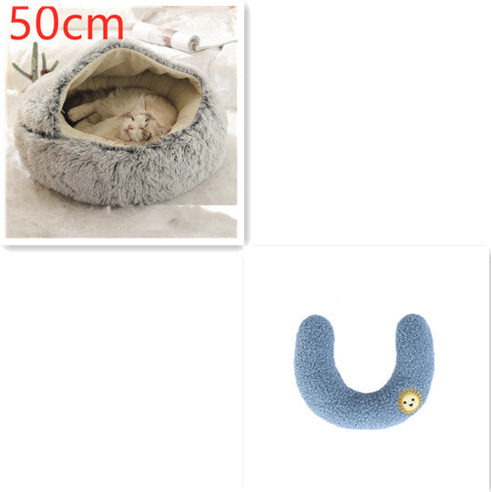 2-in-1 Plush Pet Bed