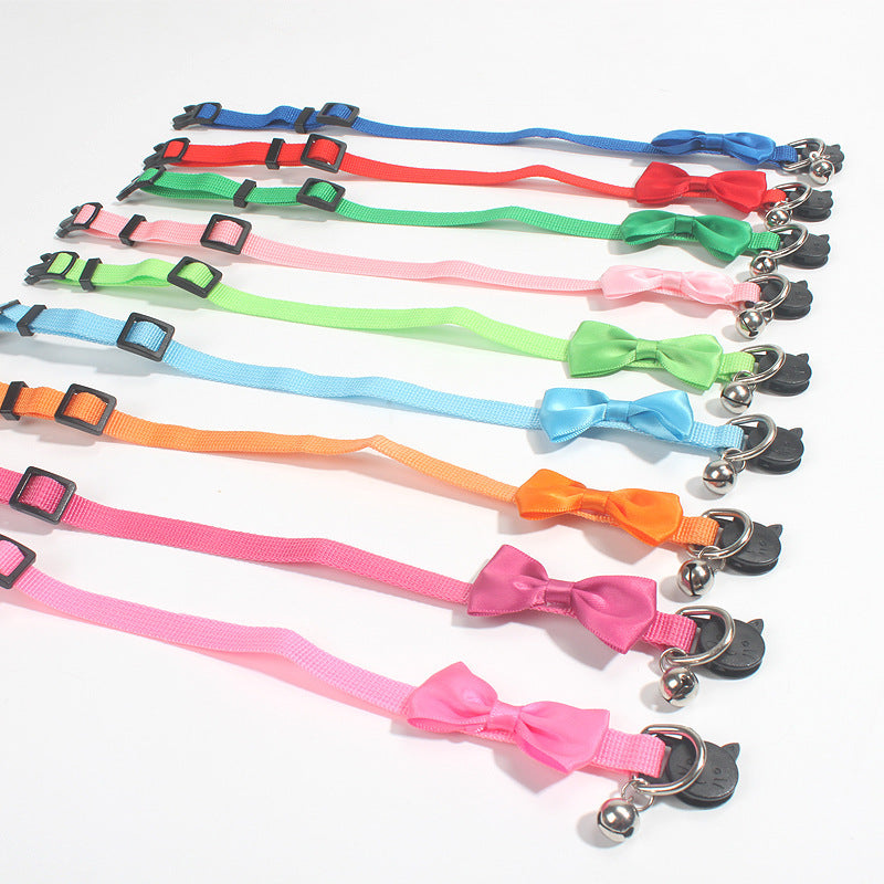 Pet Bow Collar Nylon