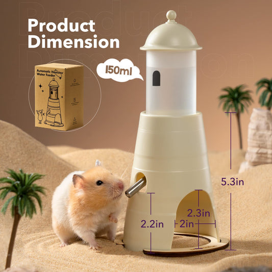 Hamster Water Bottle with Hideout