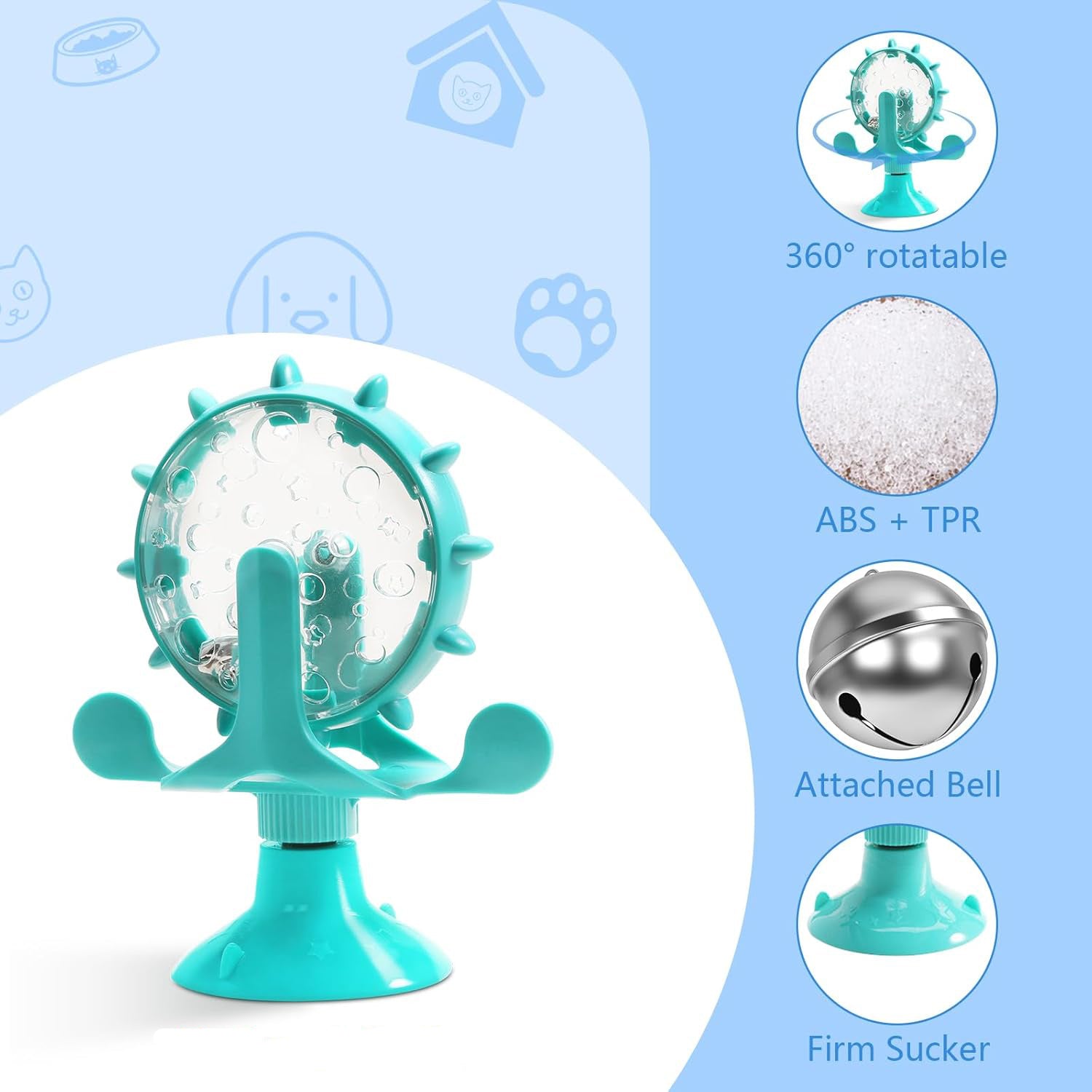 Interactive Puzzle Slow Feeder for Cats and Dogs