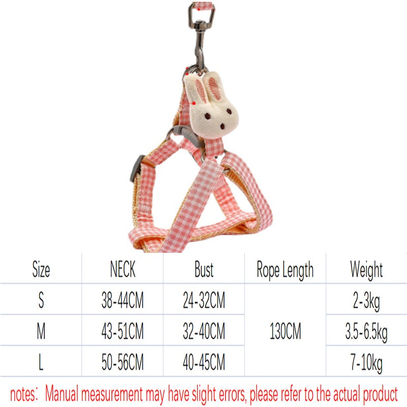 Small Dog Harness & Leash Set