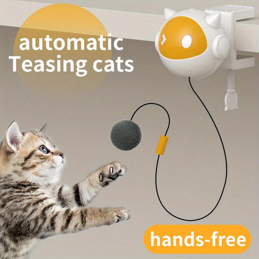 Automatic Moving Interactive Cat Toy with Clips