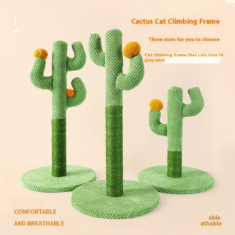 Cactus Sisal Cat Scratch Pole