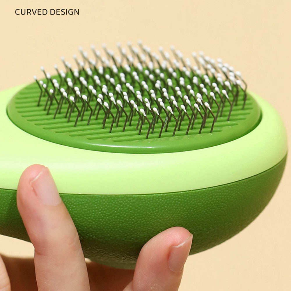 Self-Cleaning Pet Grooming Comb